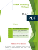 Mobile Computing CSE 062: Unit 2