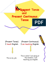 Present Tense & Present Continuous