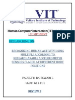 Ecognizing Human Activity Using Multiple According To Researcharable Accelerometer Sensors Placed at Different Body Positions