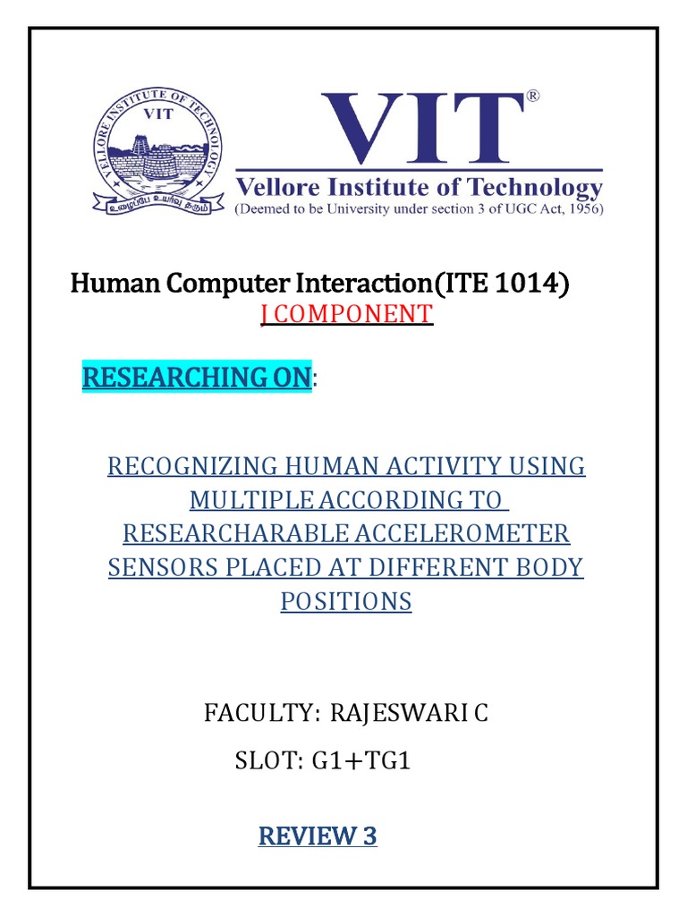 Human Activity Recognition with Sensors | PDF | Artificial Intelligence ...