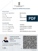 Vaccine Certificate-double Dose. Bijoy