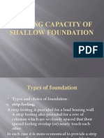 Bearing Capacity of Shallow Foundation