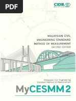 MyCESMM2 - Malaysian Civil Engineering Standard Method Measurement 2 (2018)