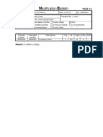 Odification Ulletin: Model: Date: No.: Modified Article: Prepared By: From: Reason For Modification