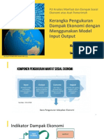 (PJJ) Materi Pengukuran Dampak Ekonomi Dengan Menggunakan Model IO