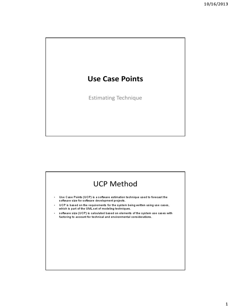 Estimating Software Project Size Using the Use Case Points Method PDF