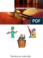 Intro to Hermeneutics