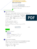 Ecuacion Diferencial Lineal de Primer Orden y Bernoulli