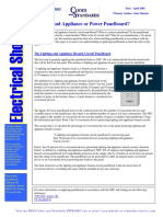 Lighting and Appliance or Power Panelboard