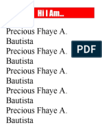 Precious Fhaye A. Bautista Precious Fhaye A. Bautista Precious Fhaye A. Bautista Precious Fhaye A. Bautista Precious Fhaye A. Bautista