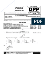 Target: Jee (Advanced) 2018: P H Y S I C S