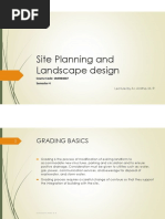 SITE GRADING and LANDFORM DESIGN SITE GR | PDF | Slope | Contour Line