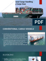 Conventional cargo handling gear