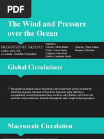 The Wind and Pressure Over The Ocean