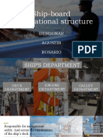 Ship-Board Organizational Structure: Berdonar Agustin Rosario