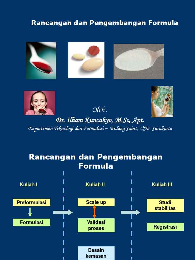 Pengembangan Formula Obat Berkualitas | PDF