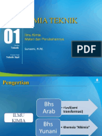 Kimia Teknik Modul: Pengertian Ilmu Kimia