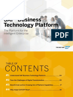 SAP®Business Technology Platform: The Platform For The Intelligent Enterprise
