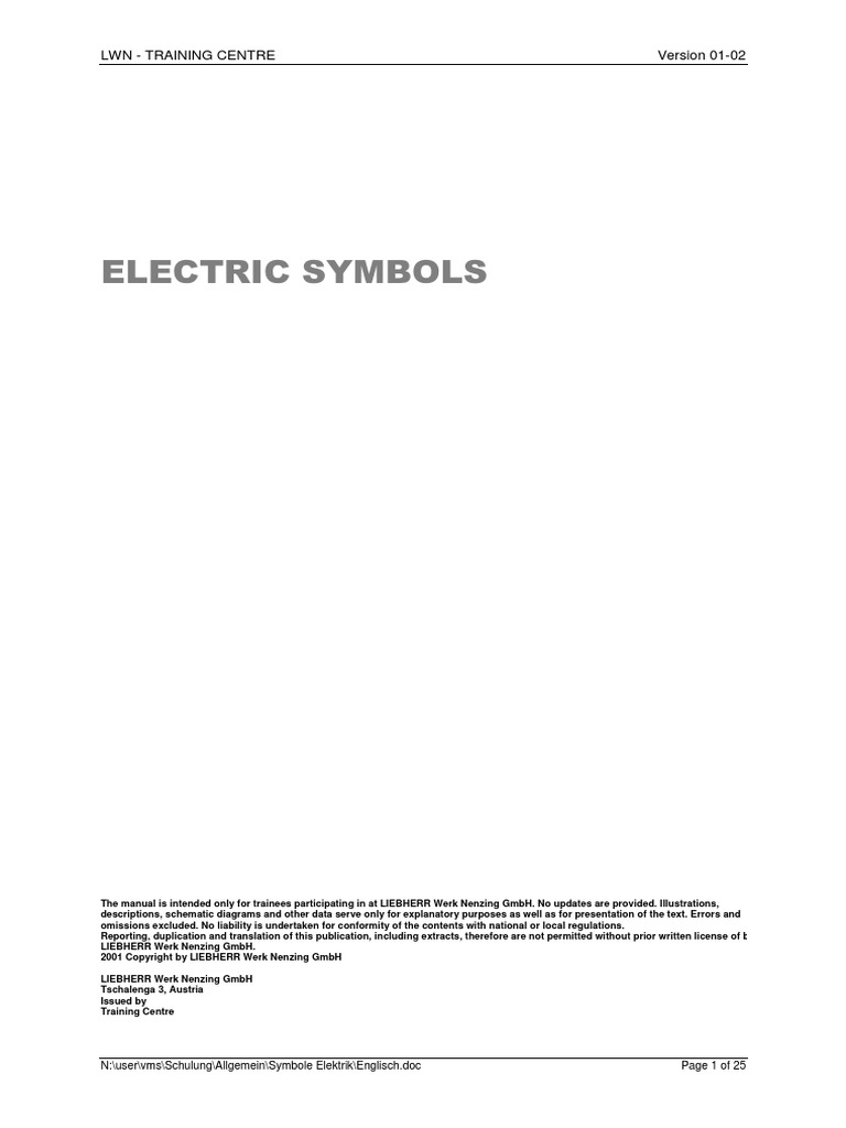 Электрические символы | Download Free PDF | Relay | Diode