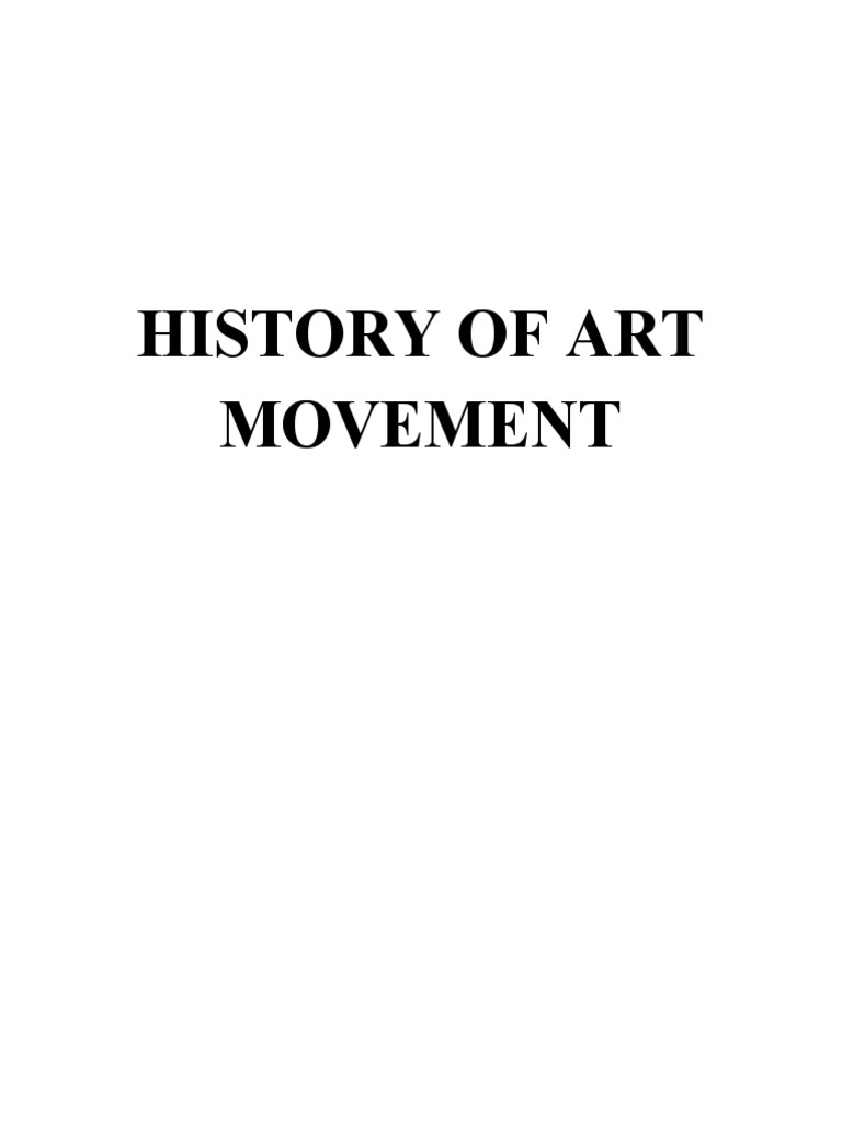 Art Movement | PDF | Impressionism | Ukiyo E