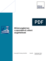 Műanyaglemez Csapadékvíz Elleni Szigetelések: Szerzők: Foglszinger Ildikó Horváth Sándor