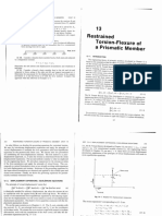 Restrained Torsion-Flexure A Prismatic Member