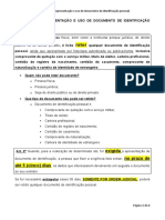 Lei Nº 5.553-68 (Apresentação e Uso de Documento de Identificação Pessoal)