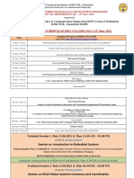 KIET ATAL FDP Schedule with Joining Link