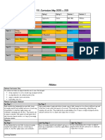 P.E. Curriculum Map 2020 - 2021