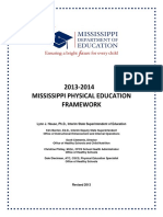 2013-2014 Mississippi Physical Education Framework