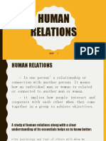 Human Relarion