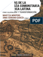 Montero y Serrano-GarcÃ - A - Historias de La PsicologÃ - A Comunitaria en AmÃ©rica Latina. ParticipaciÃ N y TransformaciÃ N