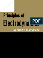 Matveev - The Principles of Electrodynamics