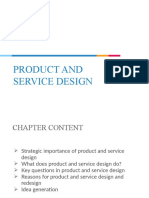 Product and Service Design Fundamentals: Strategic Importance, Key Questions and Considerations