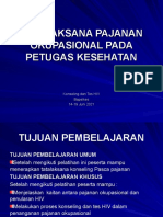 Pajanan Okupasional Bagi Petugas Kesehatan