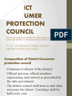 District Consumer Protection Council