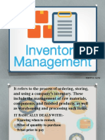 FM Inventory Management
