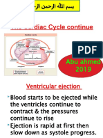 The Cardiac Cycle Continue: Abu Ahmed 2019