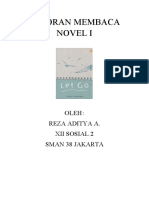 Laporan Membaca Novel I: Oleh: Reza Aditya A. Xii Sosial 2 Sman 38 Jakarta