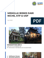 Memulai Bisnis Dari Niche, STP Dan USP v1 20210705 Vzs