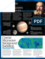 Galileo Discovers Jupiter's Moons: Cosmic Microwave Background Radiation