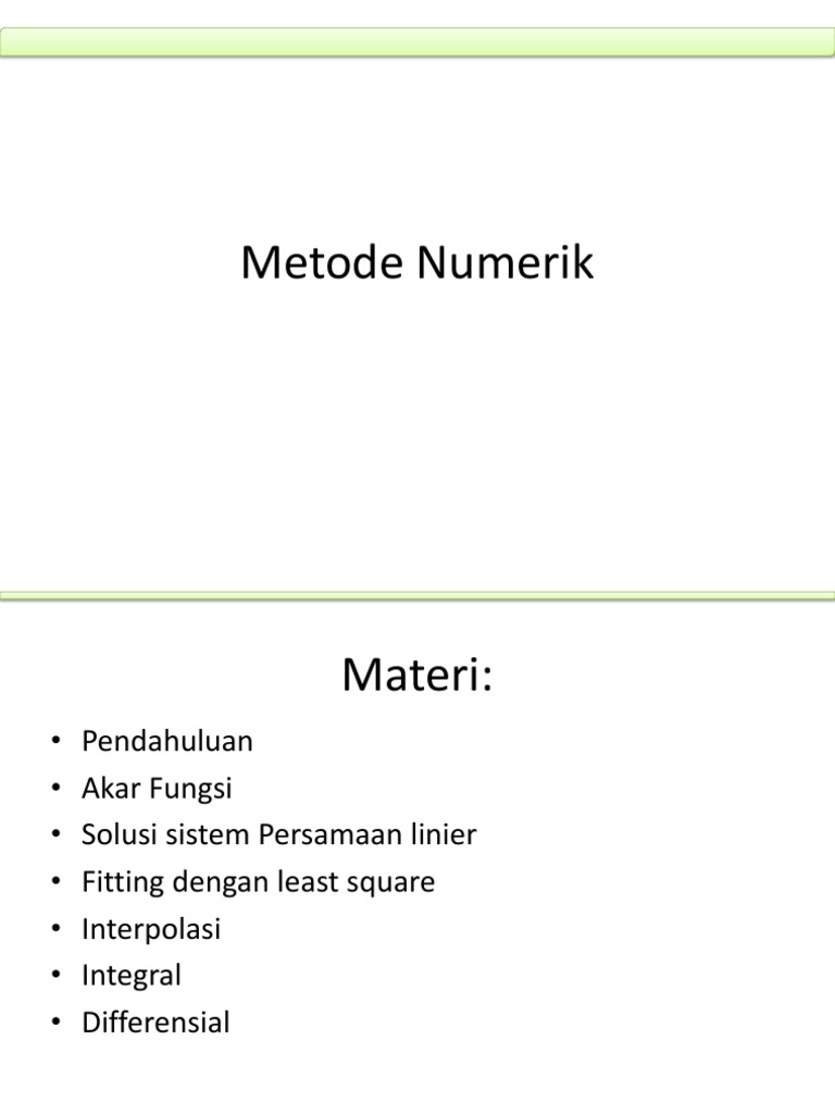 Numerik 2 2021 - 2022 | PDF