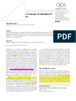 (Paper 001) Introduction To The Concept of Likelihood