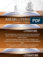 Lesson I Introduction To Asean Literature