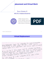 Virtual Displacement and Virtual Work: R K K MCL731: Analytical Dynamics
