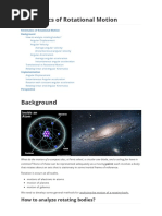 Kinematics of Rotational Motion