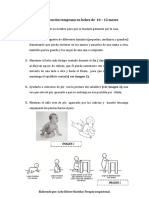 Ejercicios de Atención Temprana en Bebes de 10