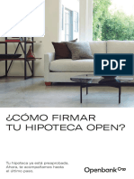 Firma tu hipoteca Open en 4 pasos