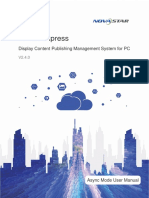 ViPlex Express Display Content Publishing Management System For PC Async Mode User Manual-V2.4.0
