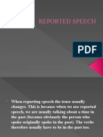 Reported speech